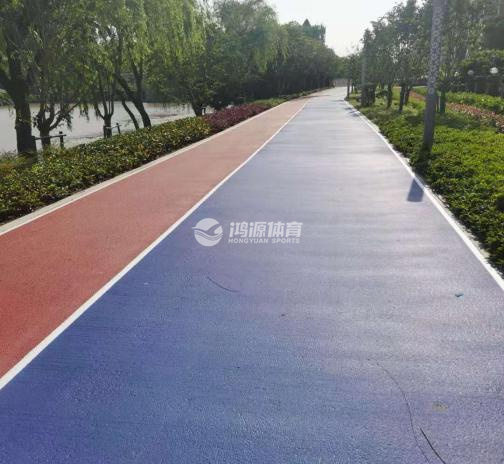 嘉興北郊河步道和球場(chǎng)